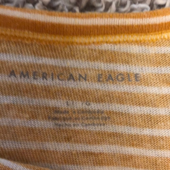 Yellow and white stripe t shirt - Picture 2 of 3